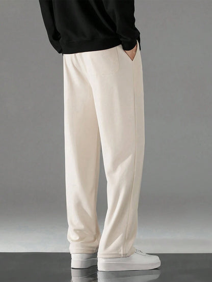 Pantalon Sudadera Bota Recta - Beige